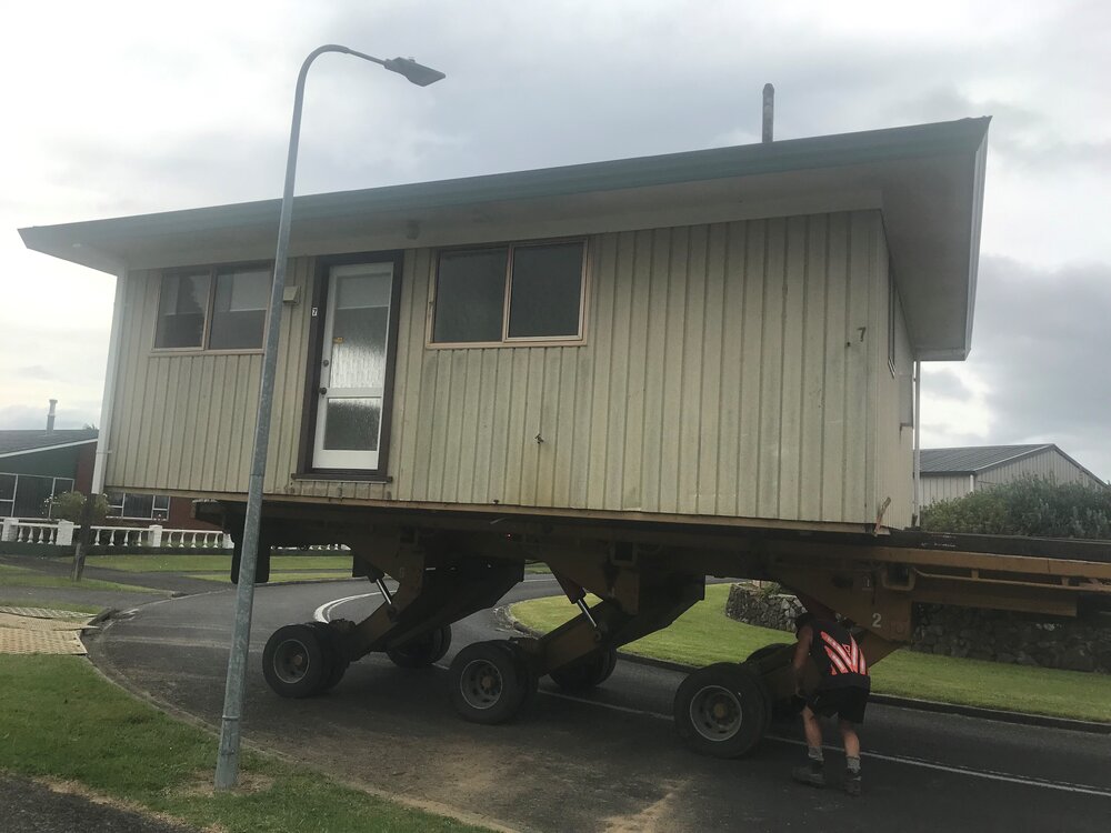 Removal of pensioner units from Heron Crescent, Katikati