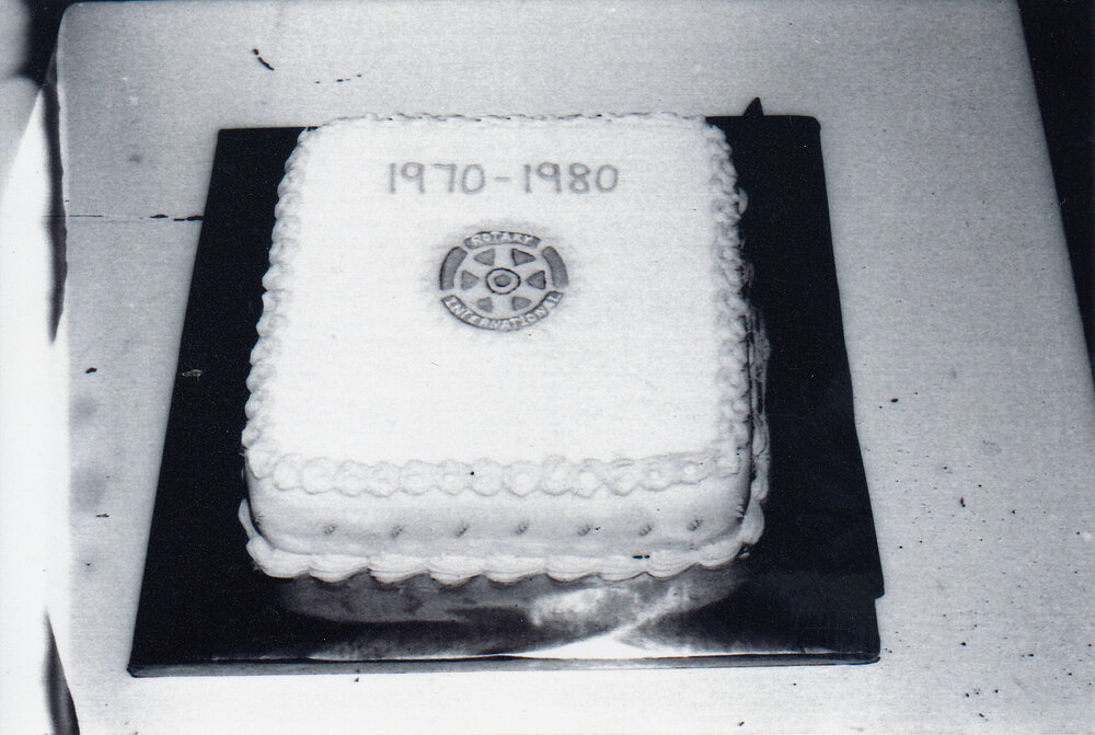 Celebration cake for Katikati Rotary Club