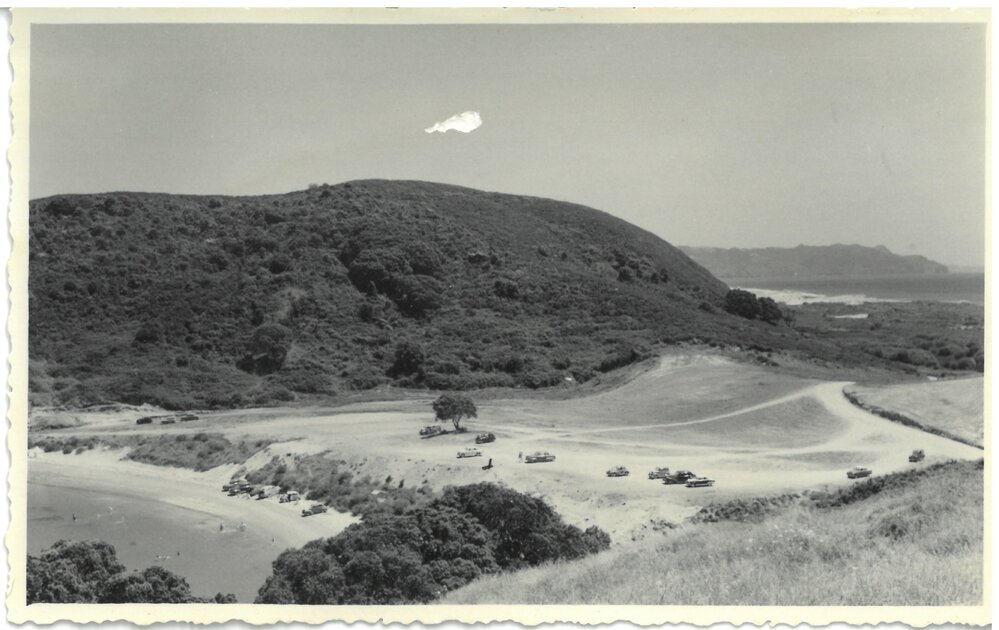 Anzac Bay with swimmers