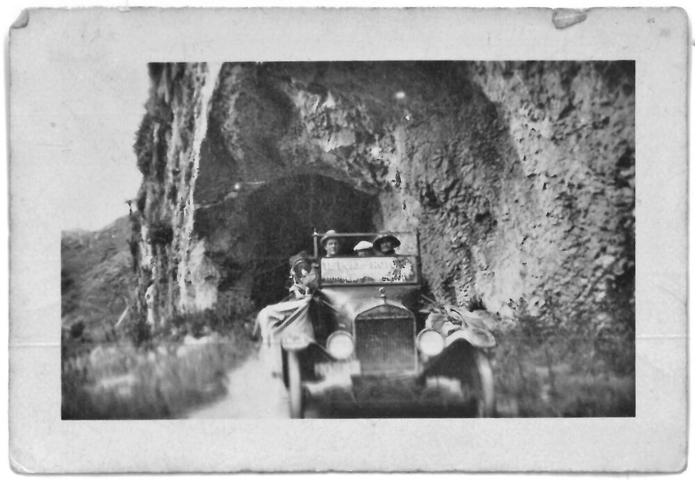 Car with passengers - Burbery's Motors