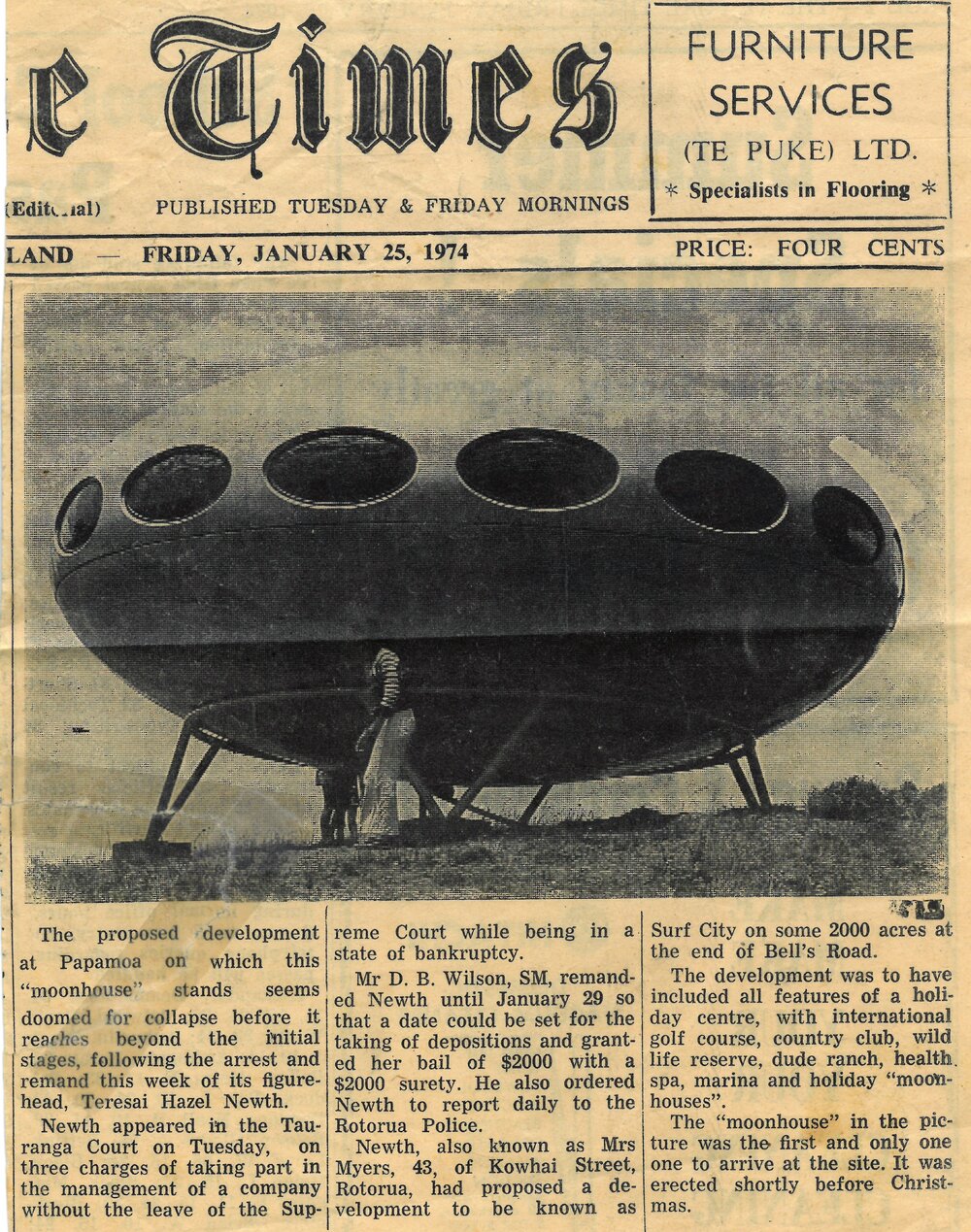 "Moon house" in Papamoa