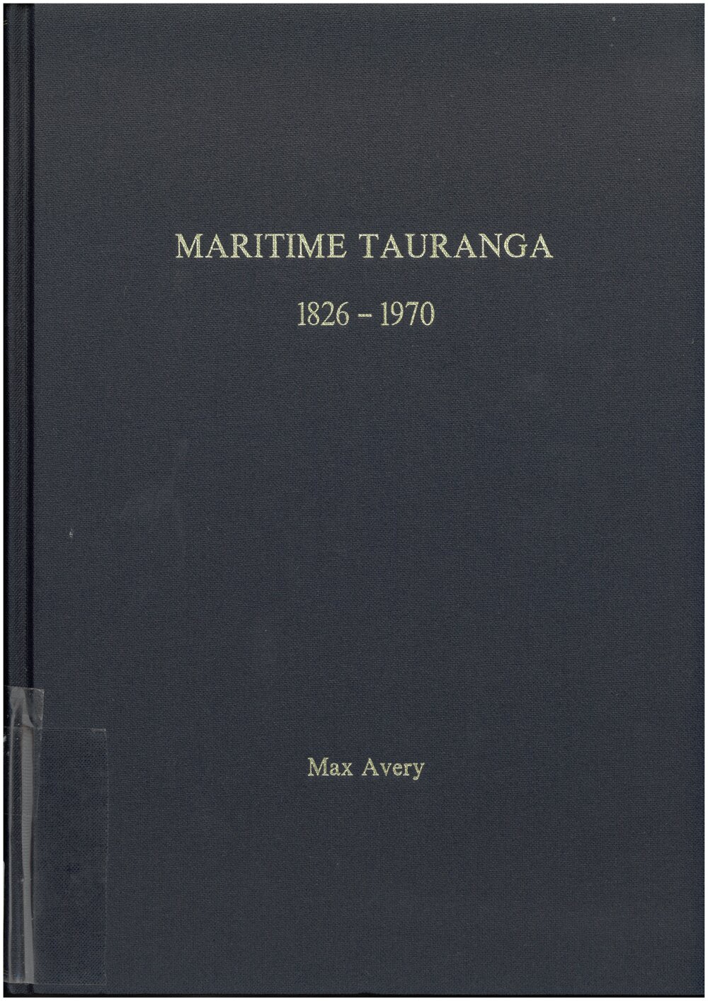 Maritime Tauranga 1826-1970