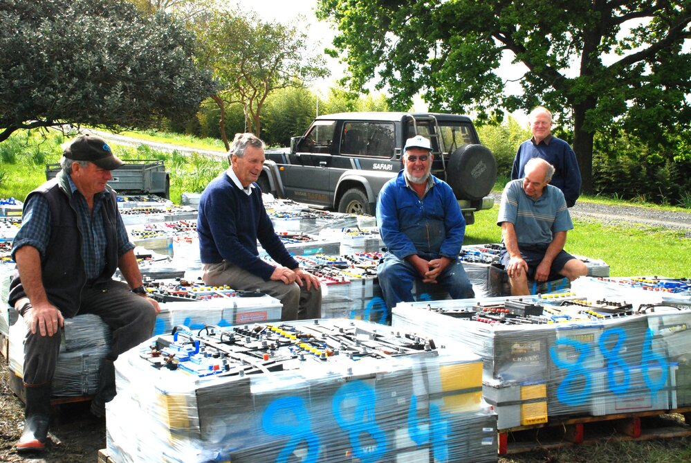 Rotary Club of Katikati battery recycling project
