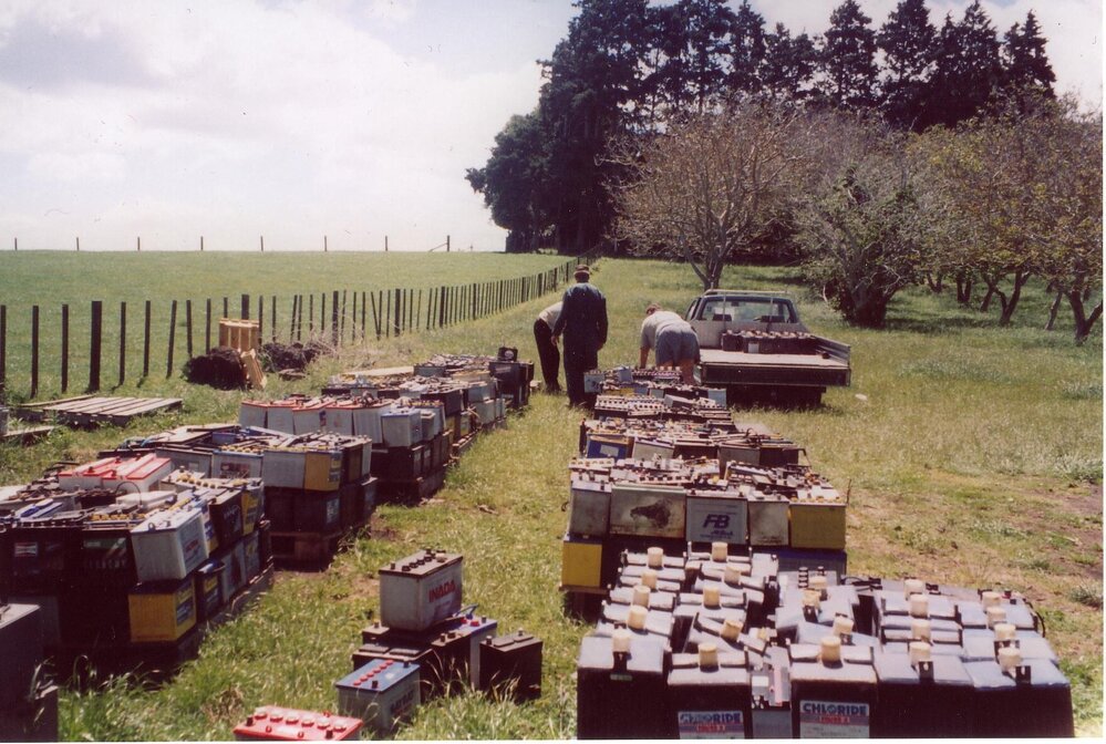 Rotary Club of Katikati battery recycling project