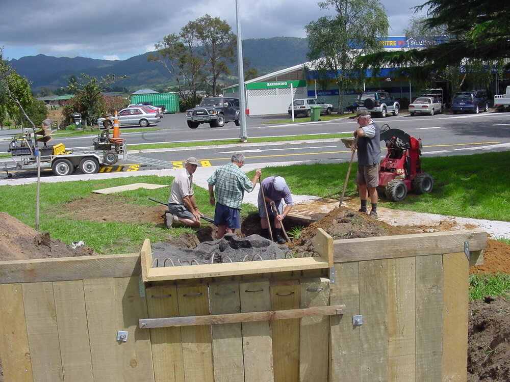 The Kauri Dam, Diggelmann Park, Katikati