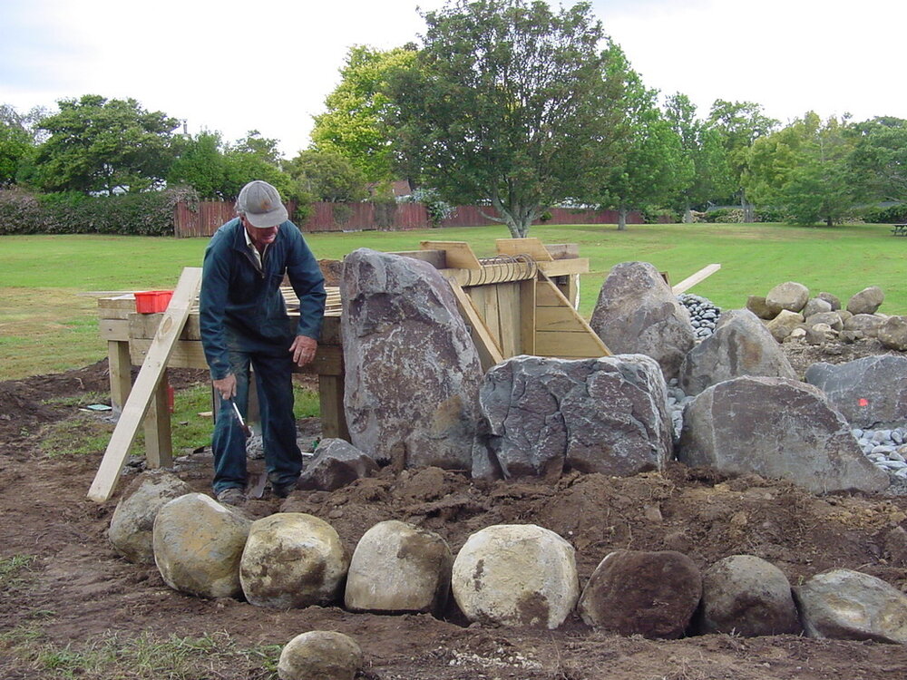 The Kauri Dam, Diggelmann Park, Katikati