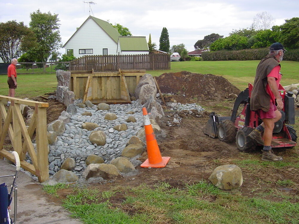 The Kauri Dam, Diggelmann Park, Katikati