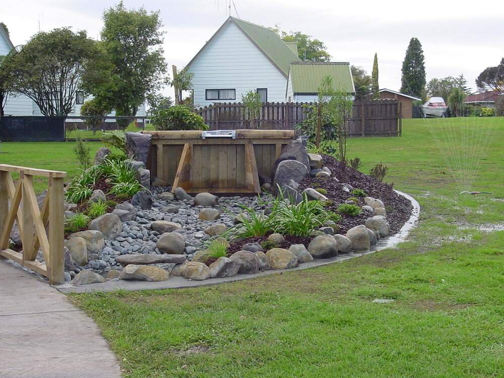 The Kauri Dam, Diggelmann Park, Katikati