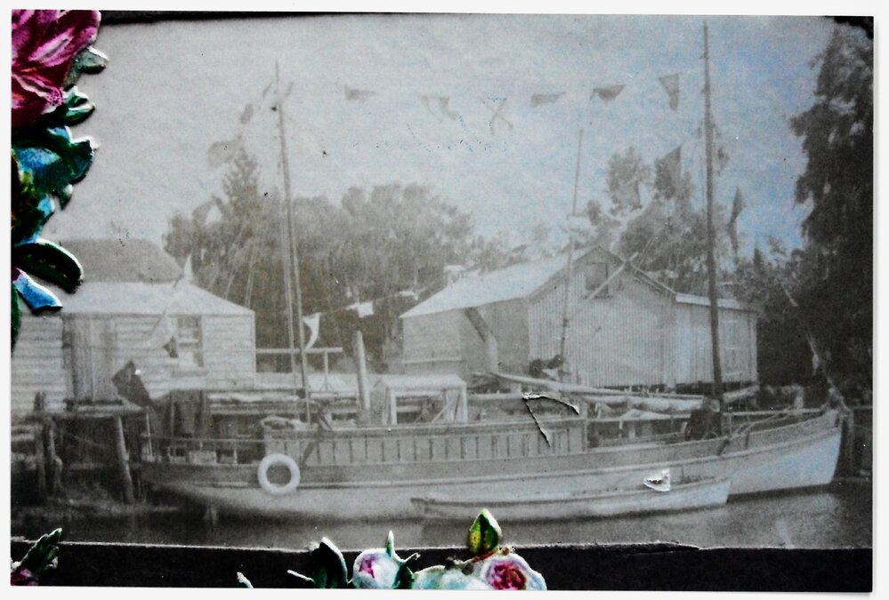 Vessel at the Uretara Landing, Katikati