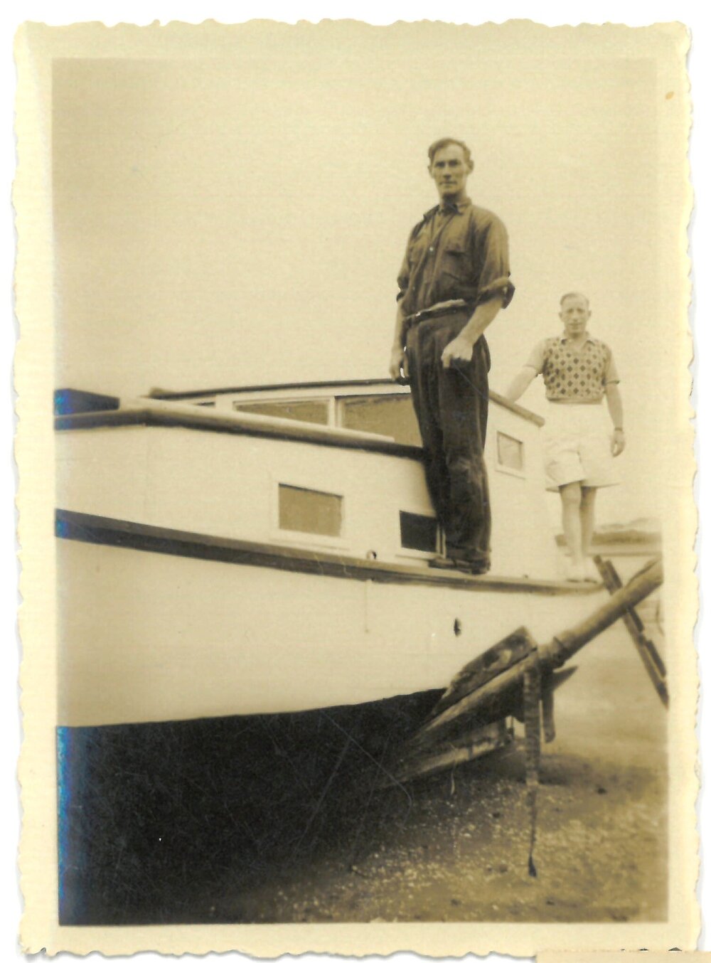 Launch up on the beach at Athenree