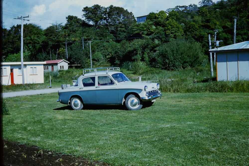 The Bent's Humber 80 car at Harbourview Rd home in Ōmokoroa