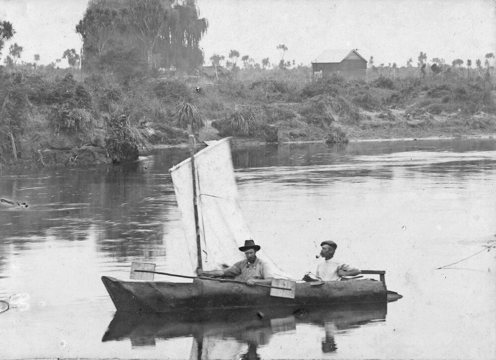Tom and John Tanner on the Kaituna River