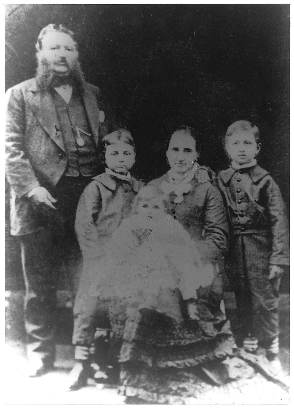 Captain Donald Macmillan and family