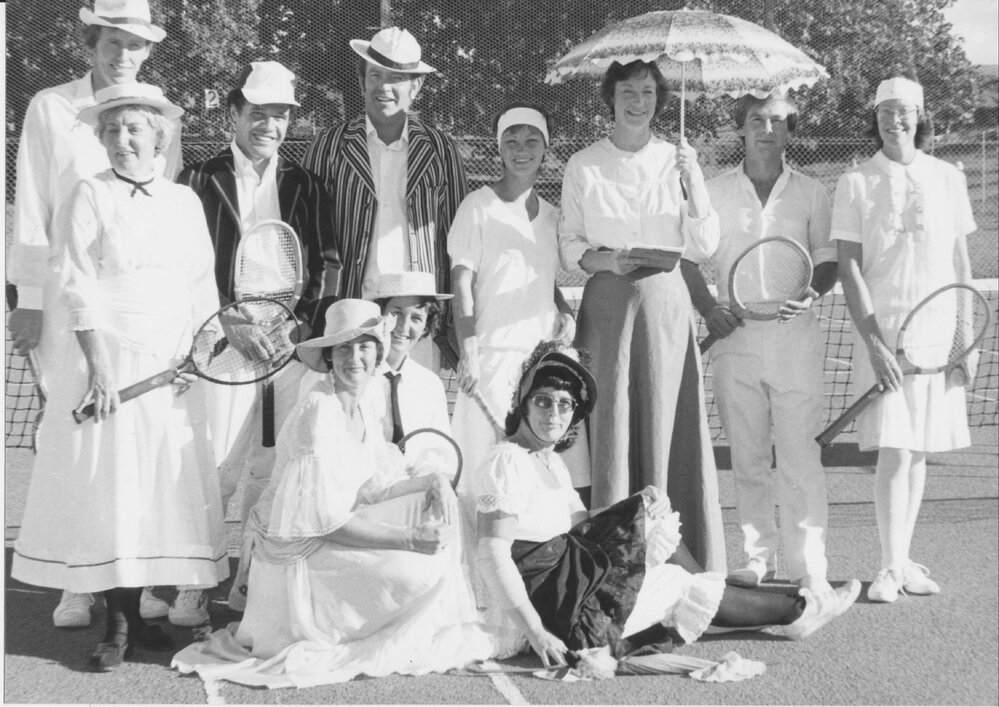 Te Puke Centennial celebration tennis match - the players
