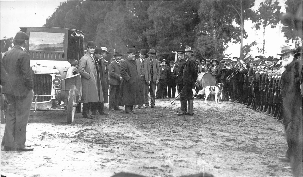 Sir Joseph Ward visits Te Puke