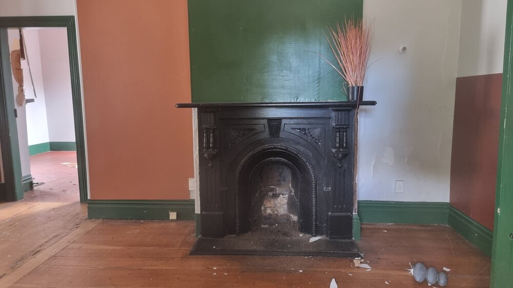 William John Gray's house: main fireplace