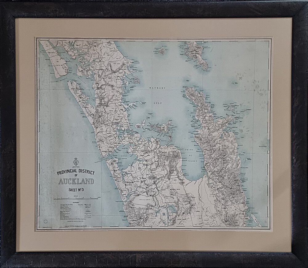 Map of Auckland Provincial District - Sheet No. 3, 1883