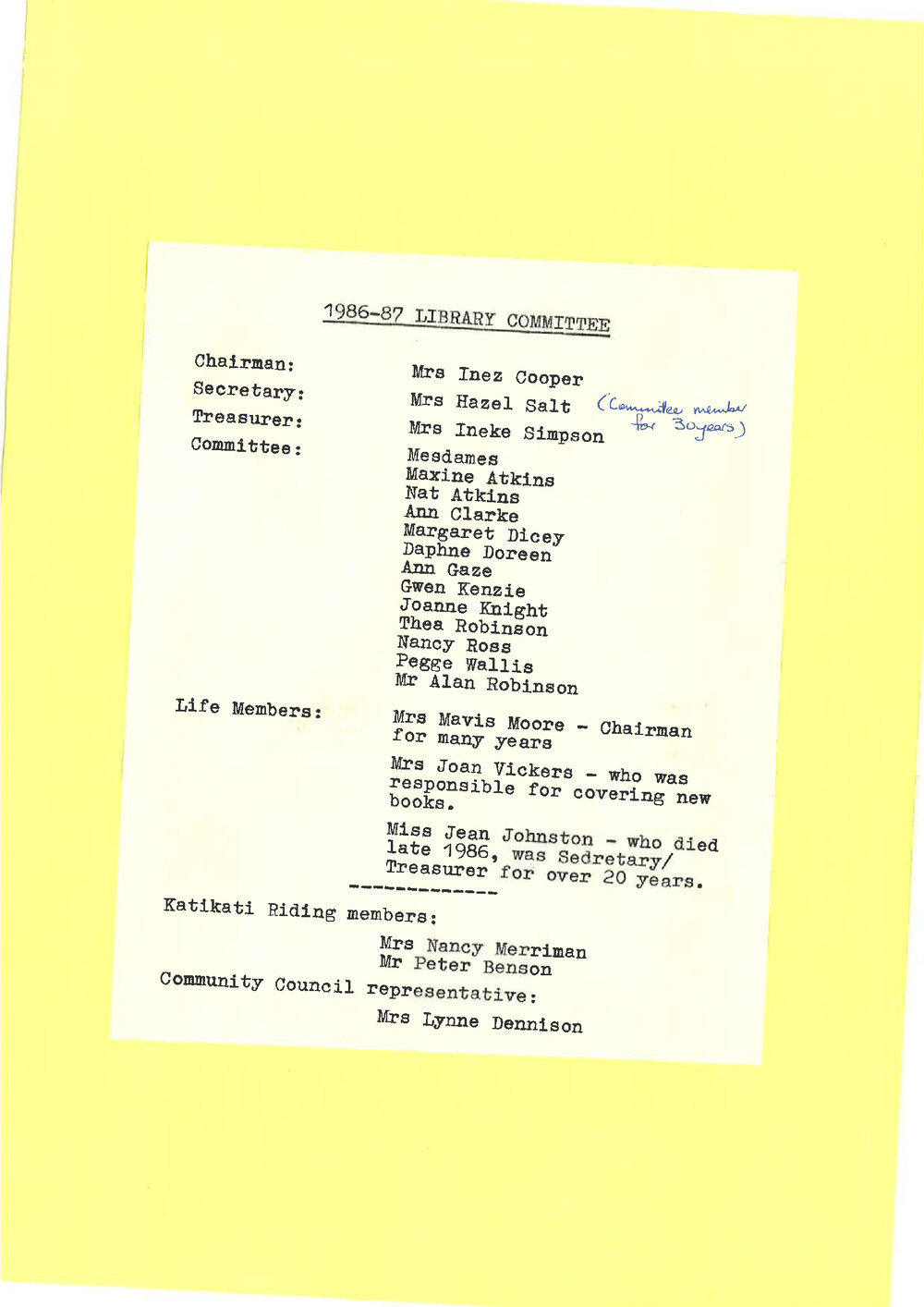 All Advertiser articles related to the Katikati Library built in 1987