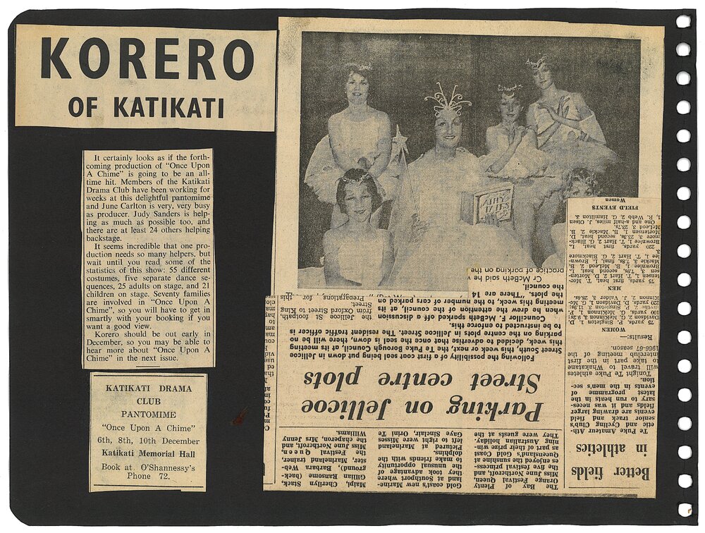 Pre-performance promotion in Katikati Korero