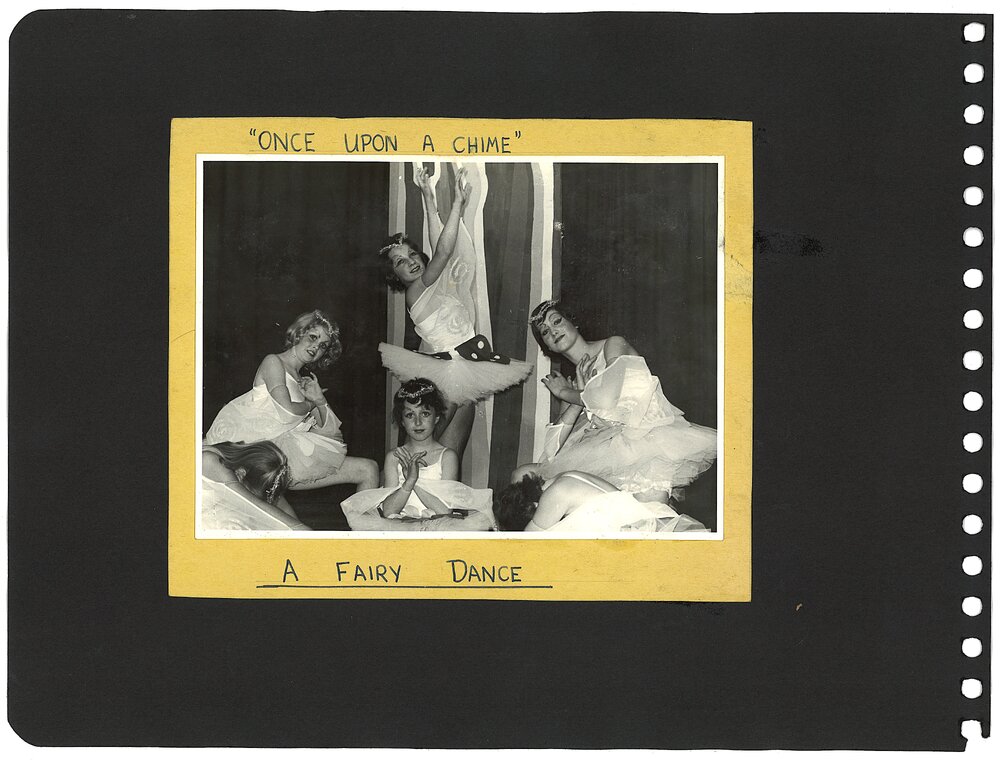 Young players on stage