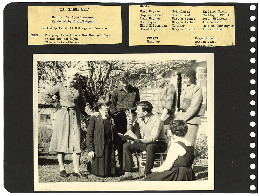 Outdoor rehearsals for The Closing Door