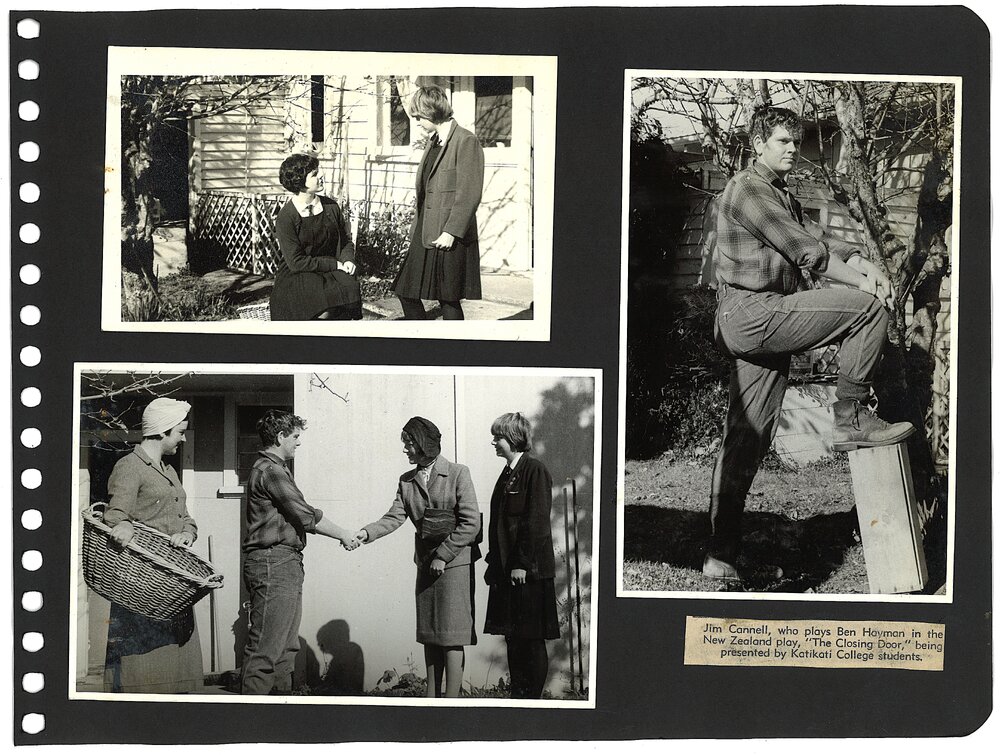 Cast members of The Closing Door