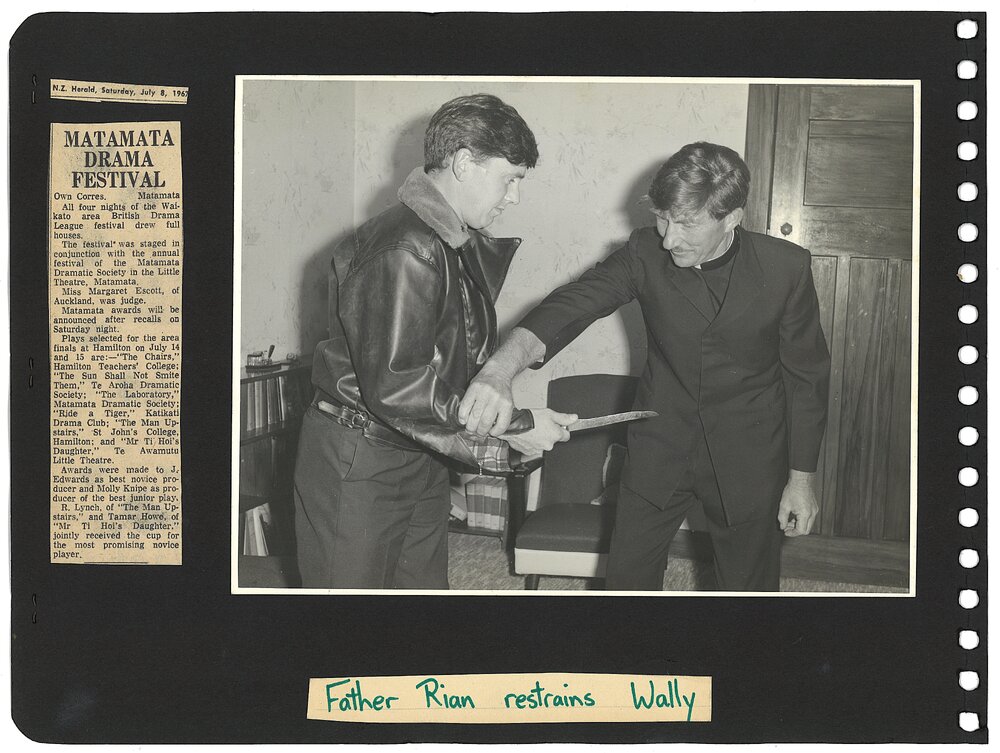 Ride a Tiger - Father Rian restrains Wally