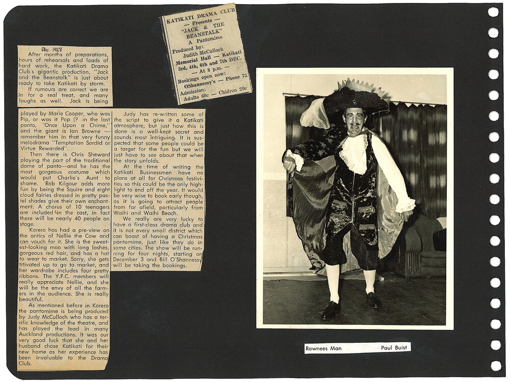 Pre-performance promotion from Korero