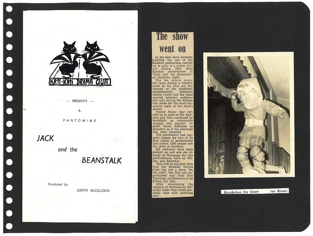 Never mind the programme - it's Blunderbus the Giant!