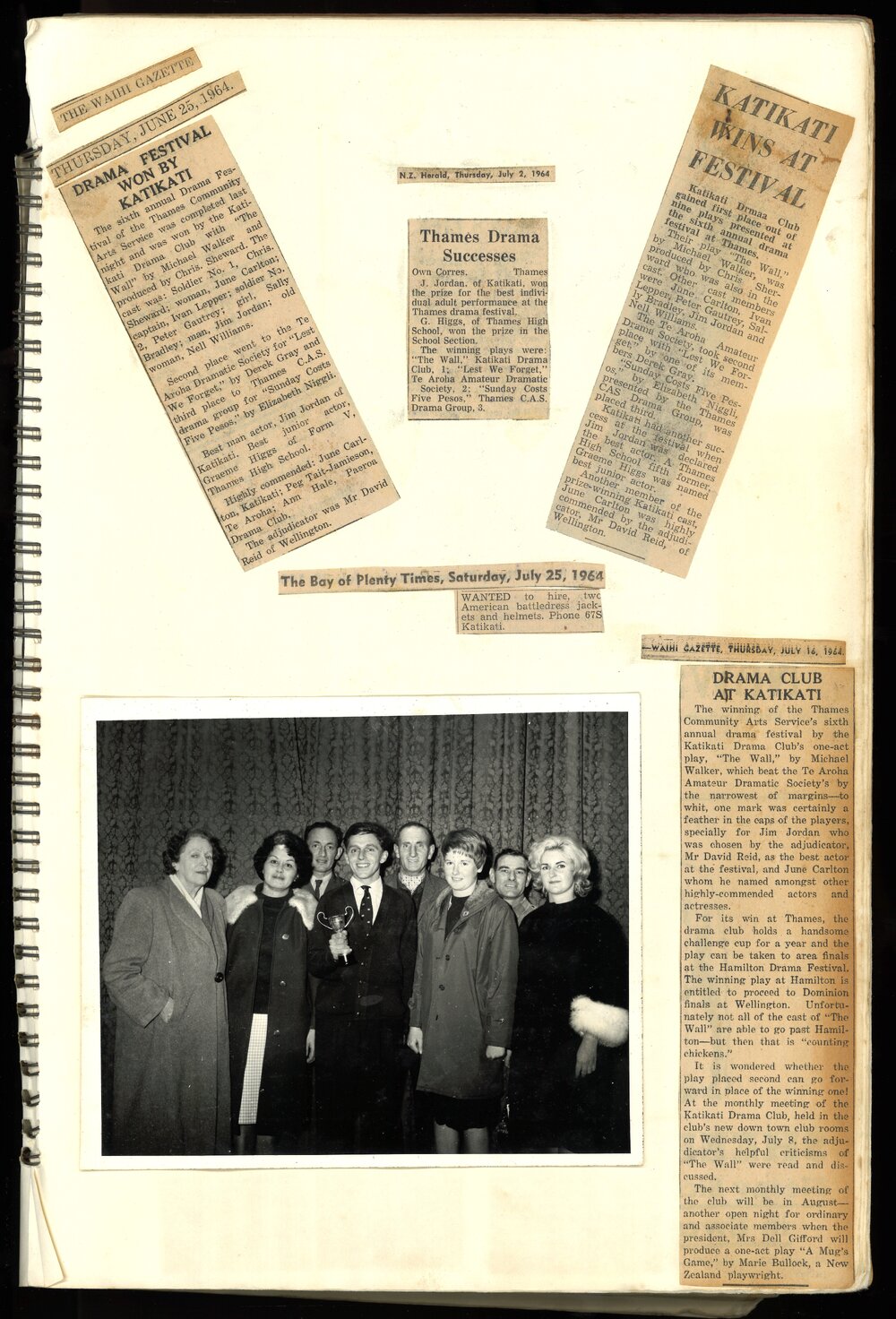 Katikati Drama Club a winner at Thames annual drama festival