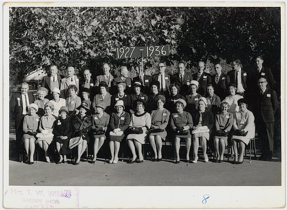 Class of 1927-1936 at Katikati School