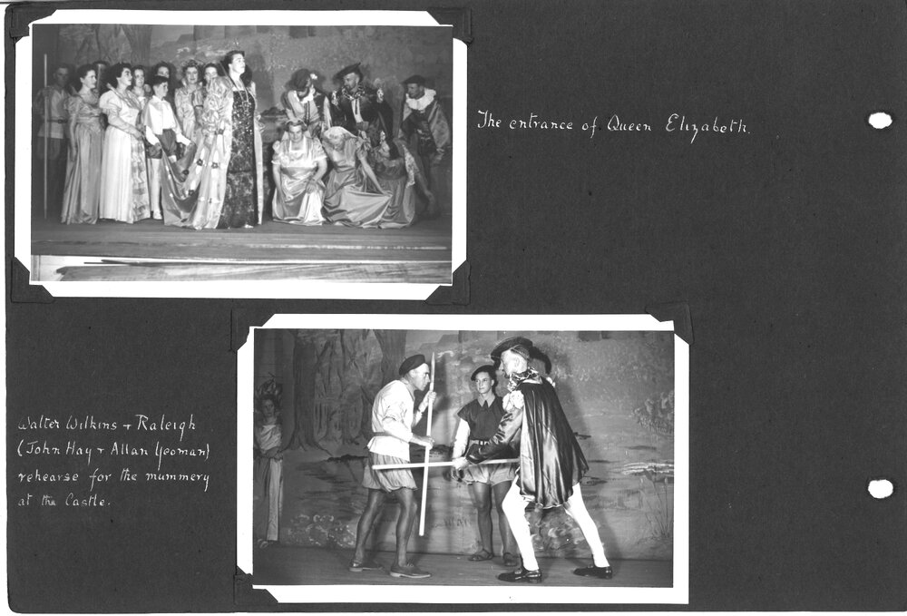 Rehearsals for the mummery!