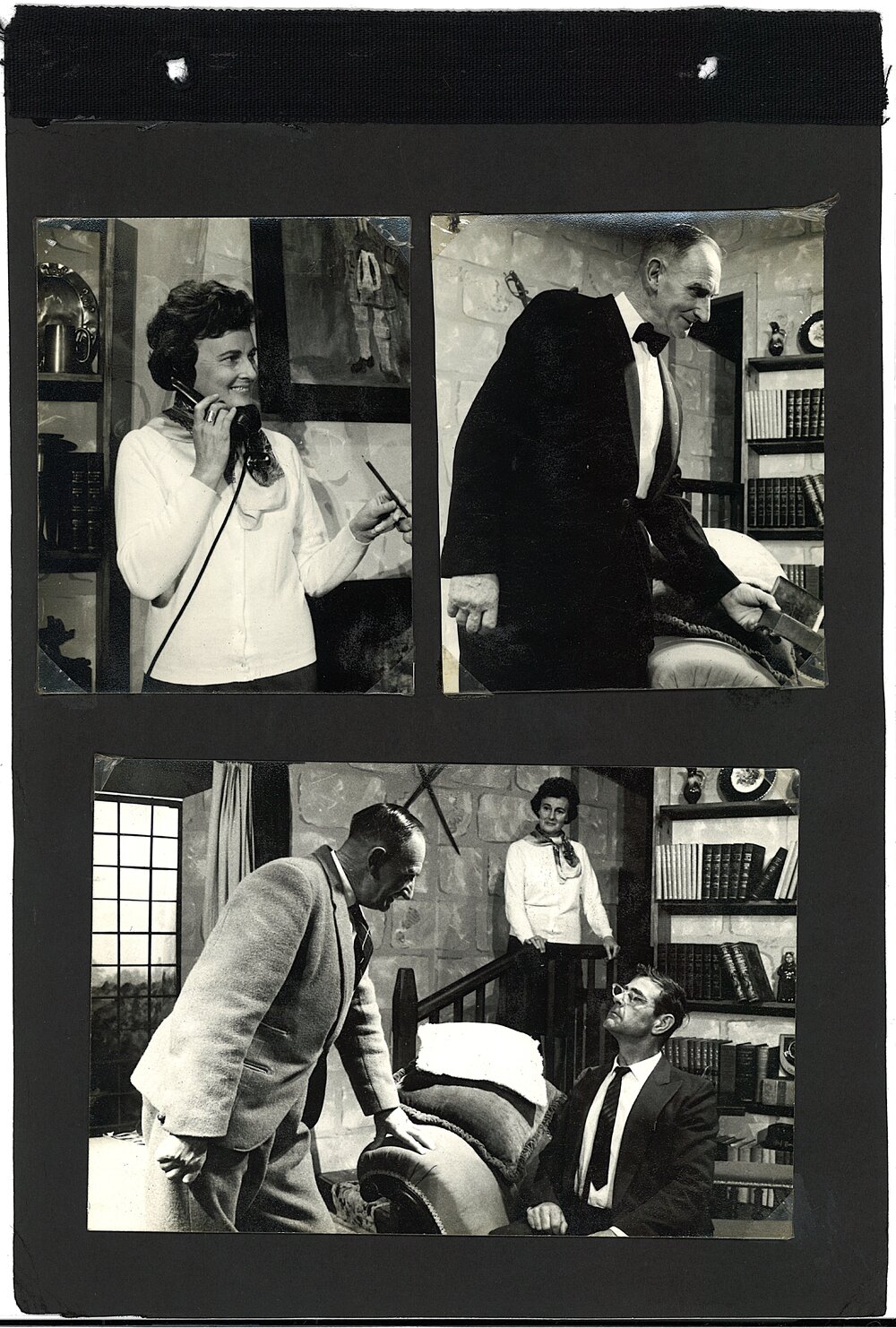 In the Earl's library