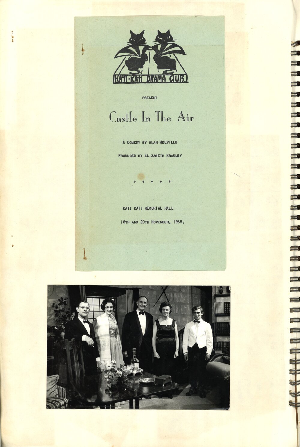 The players on stage