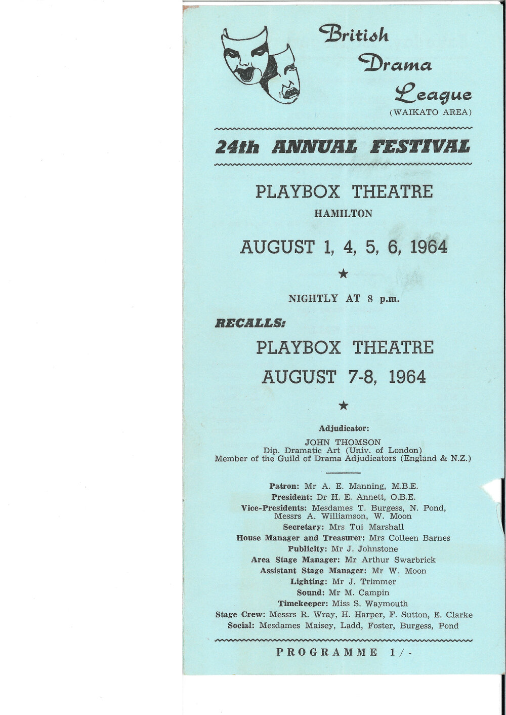 British Drama League 24th Annual Festival