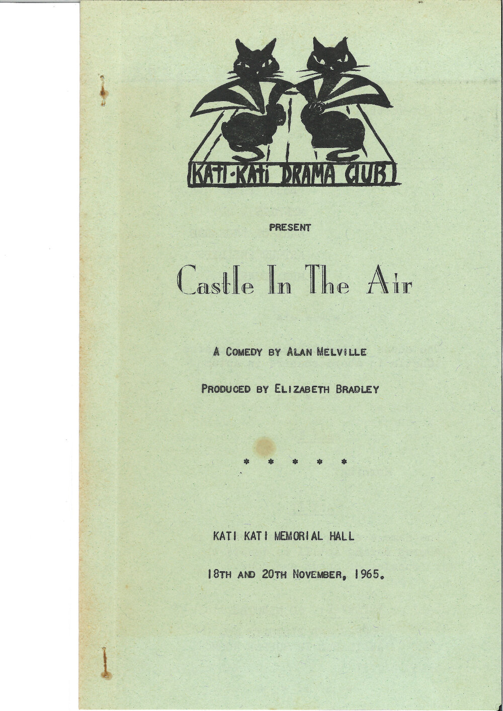 Castle in the Air - Play Programme