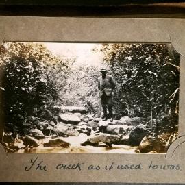 "The creek as it used to was"