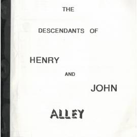 The Descendants of Henry and John Alley