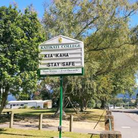 Katikati College Kia Kaha message during Covid-19 lockdown
