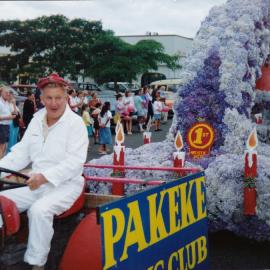 Pakeke Lions float at Katikati Christmas Parade 1988
