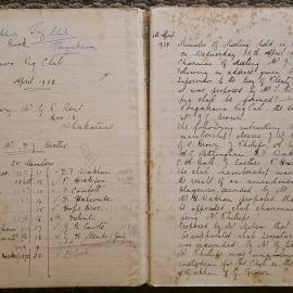 Pongakawa Pig Club minute book