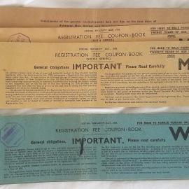 Registration Fee Coupon books