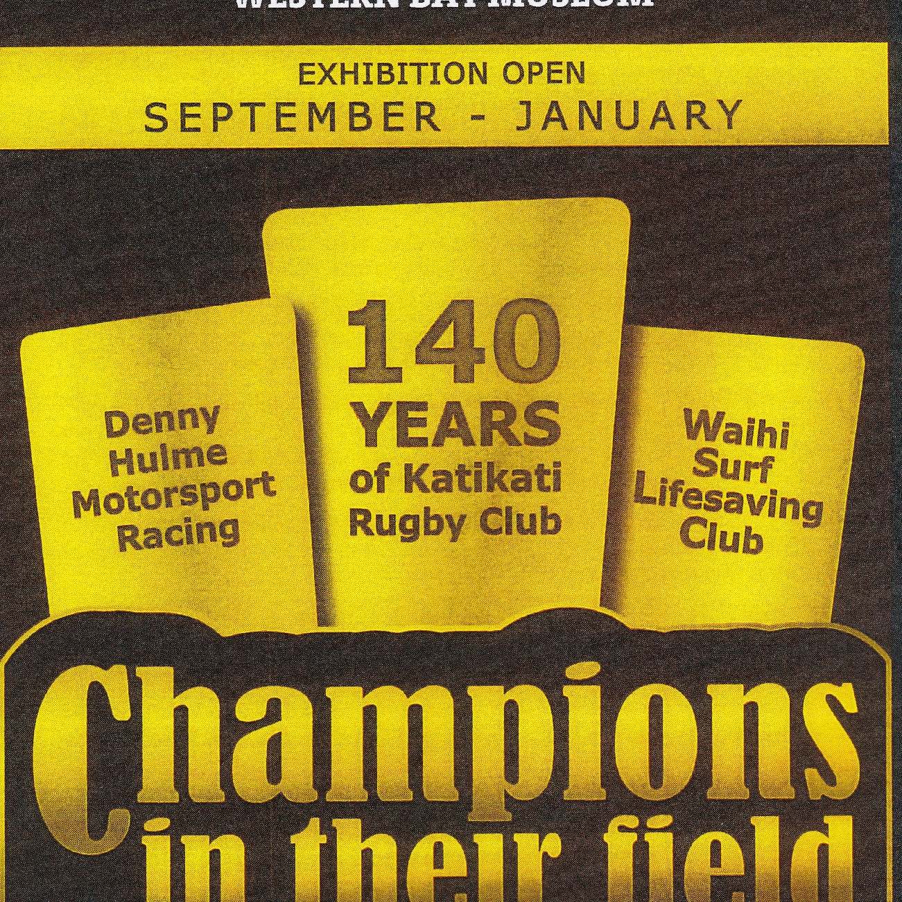 Champions in their Field