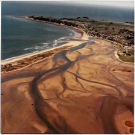 Maketu from the air in 1982