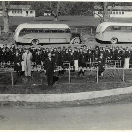The opening of the bus bay at the Katikati Primary School