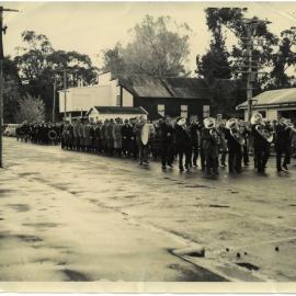 Katikati ANZAC Day parade, 1945