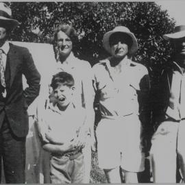 The Reid family camping at Mt. Maunganui