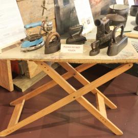 Irons and ironing board