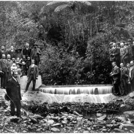 The Opening of the Kirikiri Dam near Te Puke