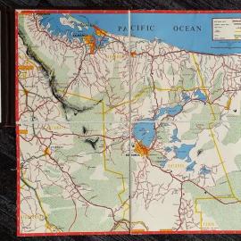 WBoP Road Map, "The New Authentic Map ofthe Bay of Plenty". Circa 1966